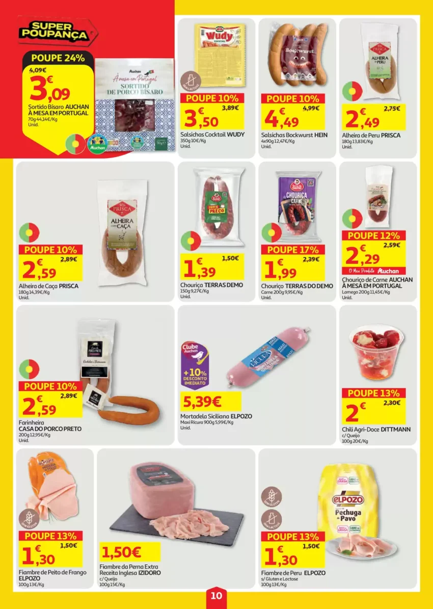 Página 10 do Antevisão Folheto Auchan