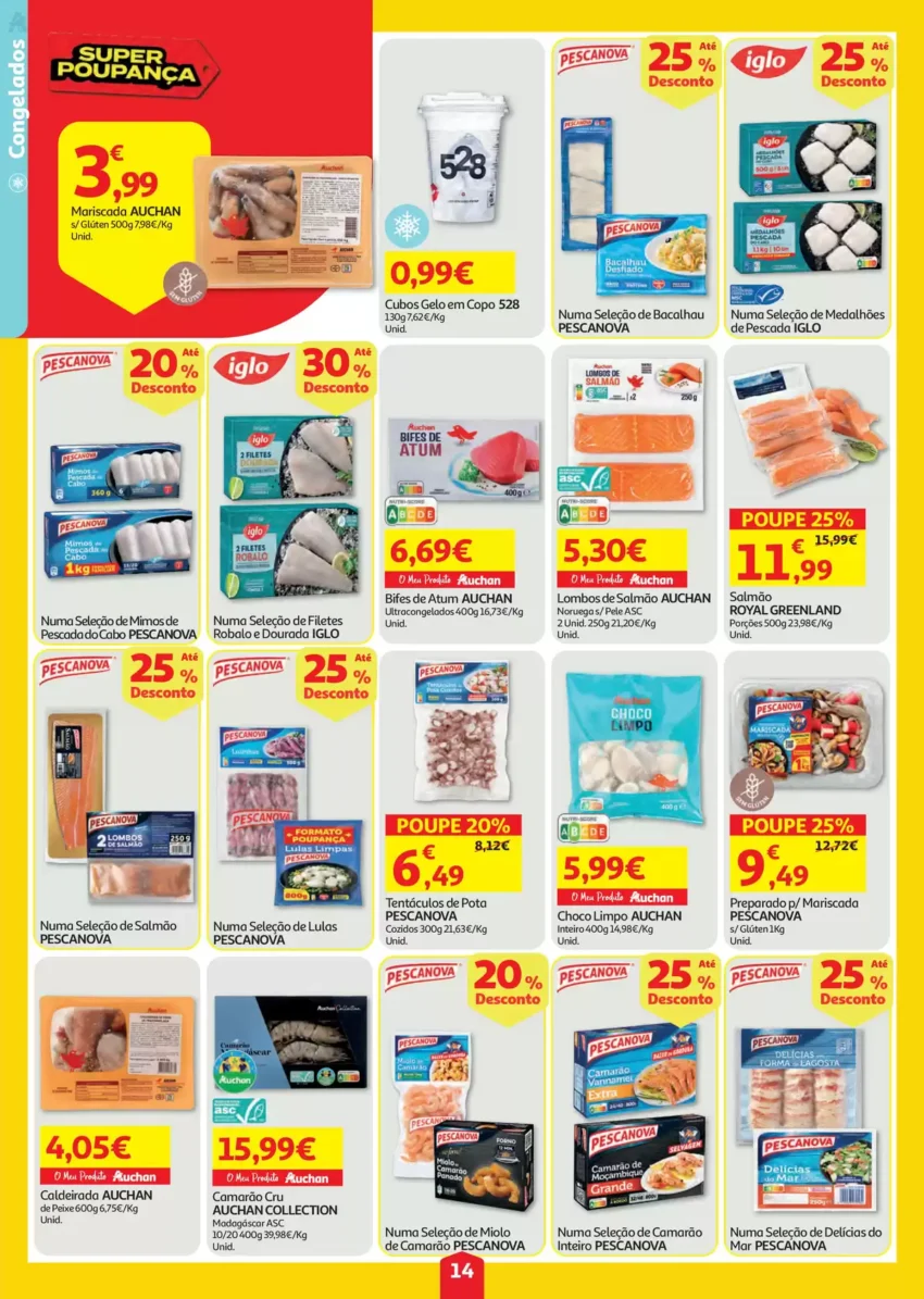 Página 14 do Antevisão Folheto Auchan