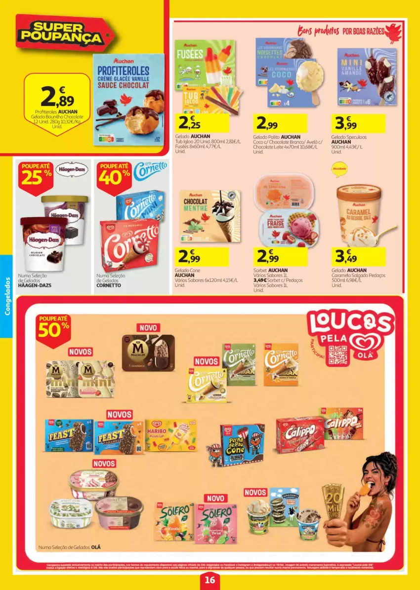 Página 16 do Antevisão Folheto Auchan