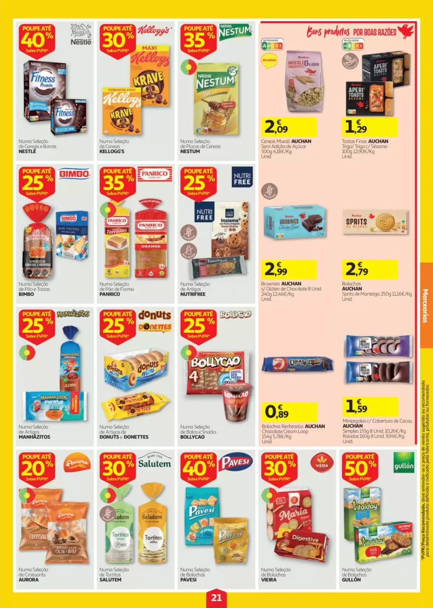 Página 21 do Antevisão Folheto Auchan