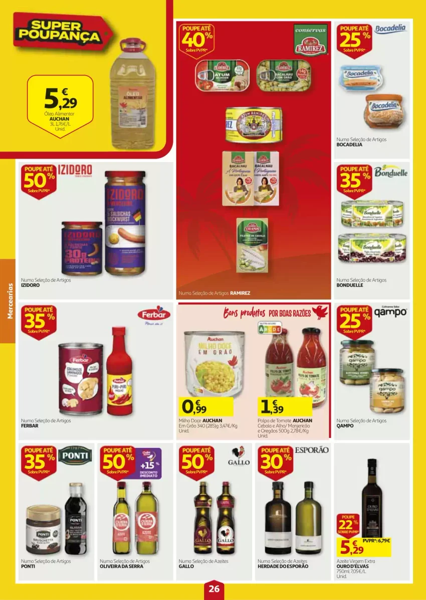 Página 26 do Antevisão Folheto Auchan
