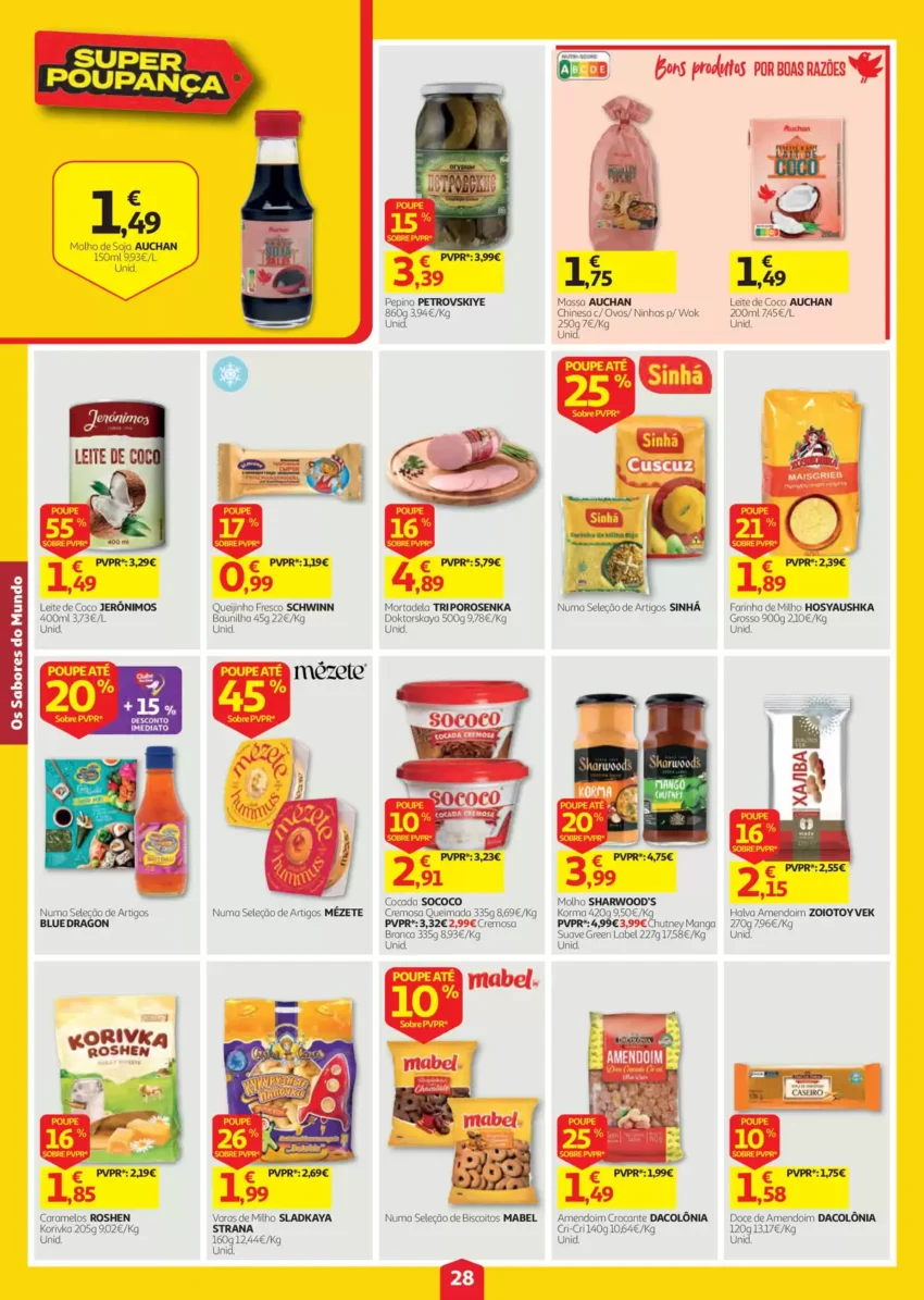 Página 28 do Antevisão Folheto Auchan