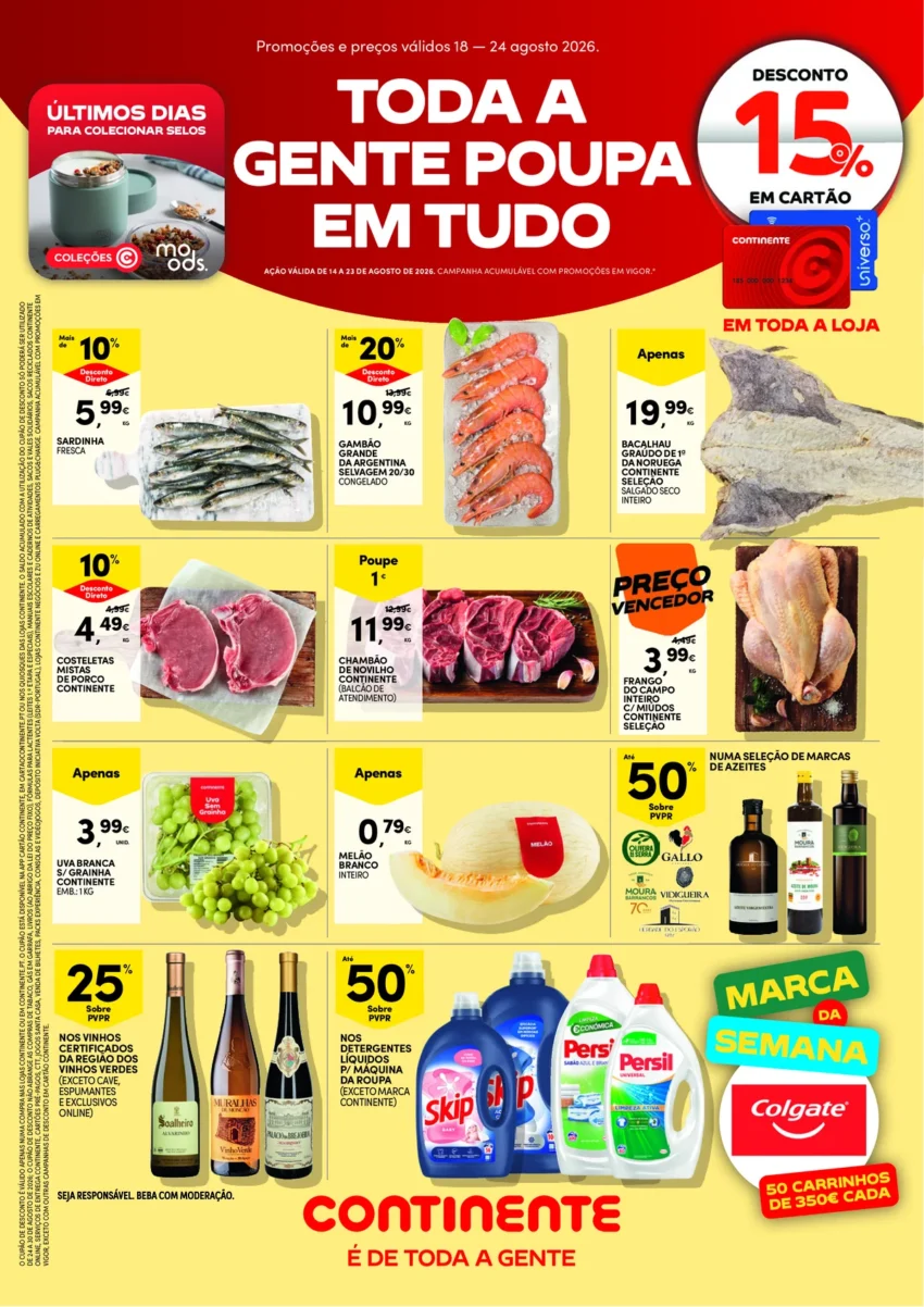 Página 1 do Antevisão Folheto Continente