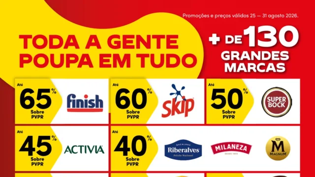Antevisão Folheto Continente (25 a 31 agosto)
