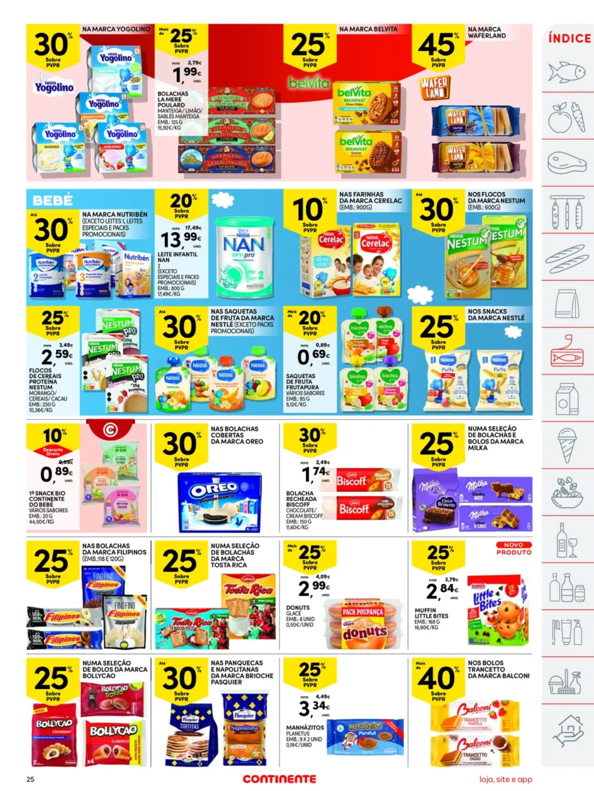 Página 25 do Antevisão Folheto Continente