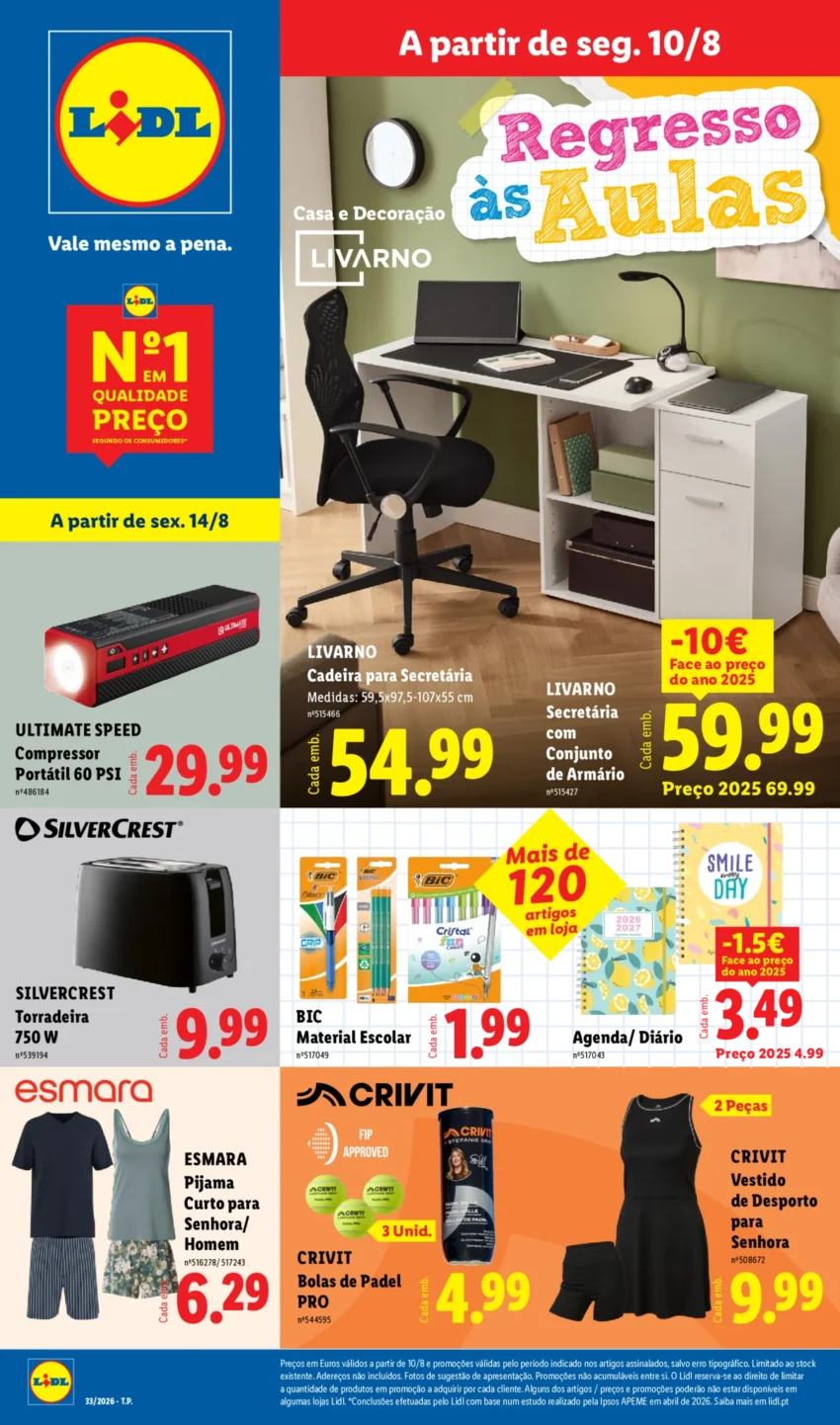 Página 1 do Antevisão Folheto LiDL Novidades