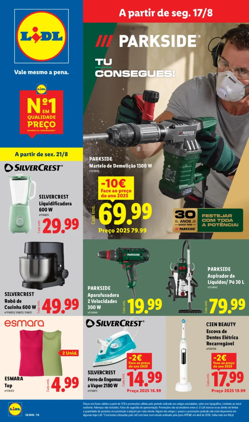 Página 1 do Antevisão Folheto LiDL Novidades