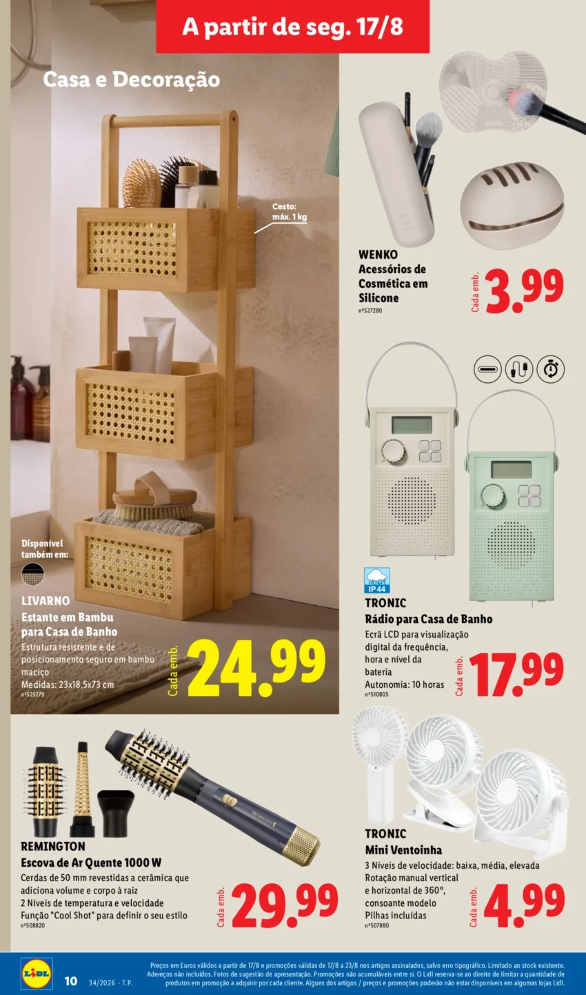 Página 10 do Antevisão Folheto LiDL Novidades