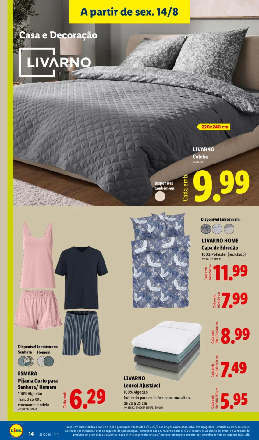 Página 14 do Antevisão Folheto LiDL Novidades