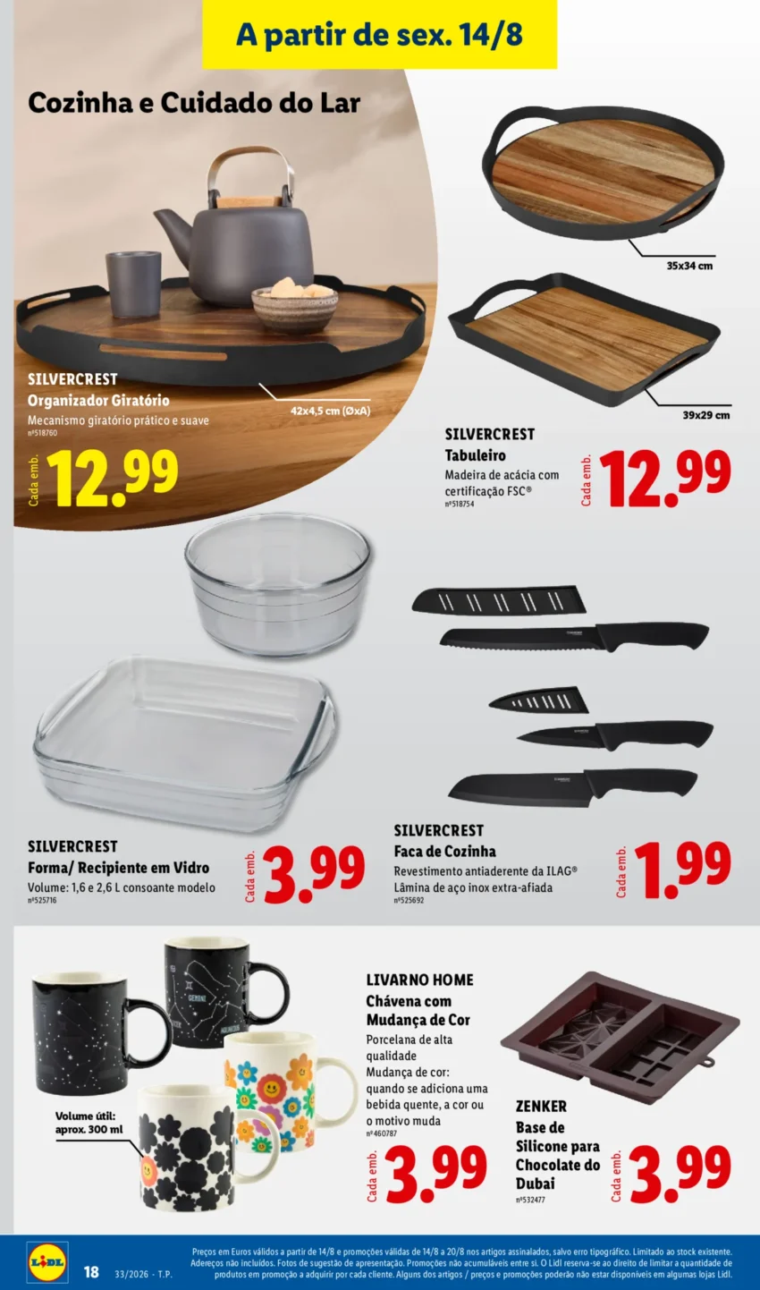 Página 18 do Antevisão Folheto LiDL Novidades