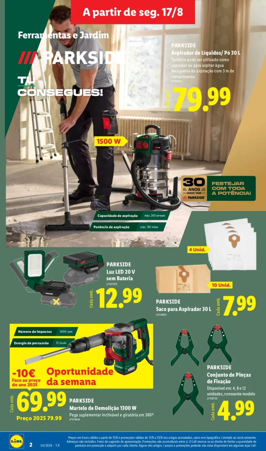 Página 2 do Antevisão Folheto LiDL Novidades