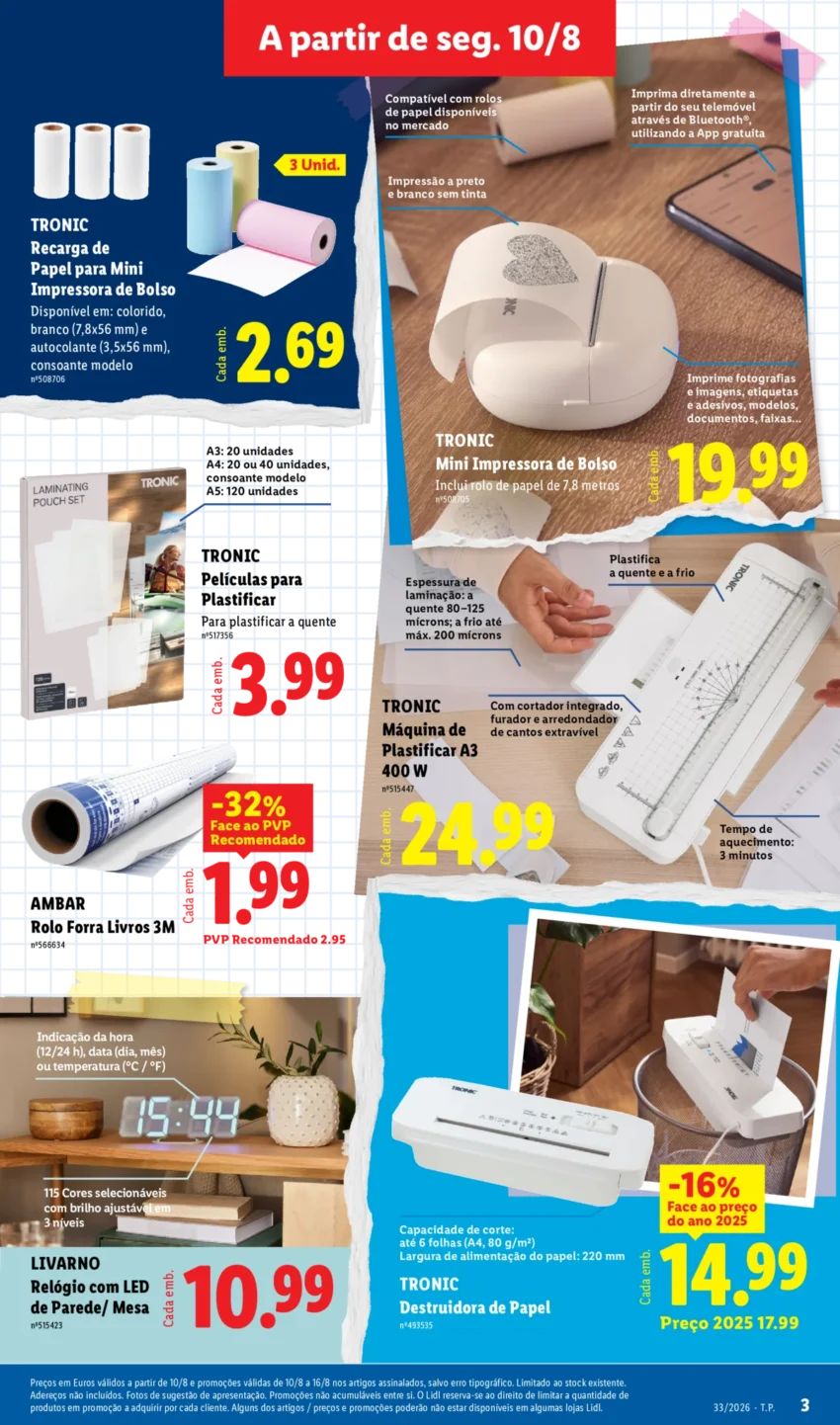 Página 3 do Antevisão Folheto LiDL Novidades