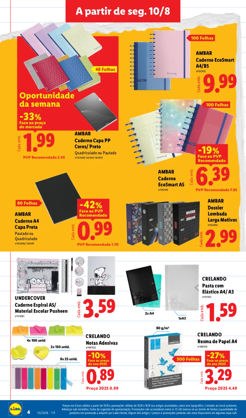 Página 4 do Antevisão Folheto LiDL Novidades