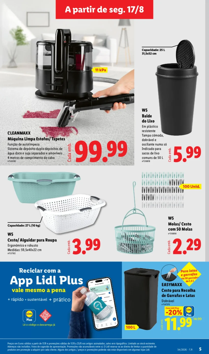 Página 5 do Antevisão Folheto LiDL Novidades