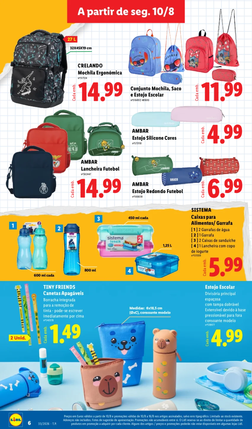 Página 6 do Antevisão Folheto LiDL Novidades