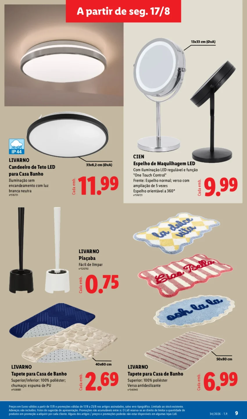 Página 9 do Antevisão Folheto LiDL Novidades