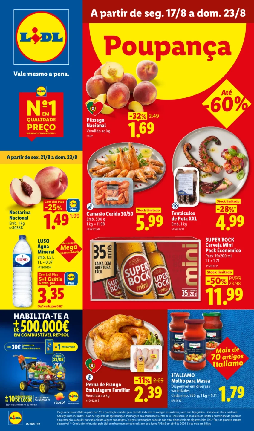 Página 1 do Antevisão Folheto LiDL Promoções