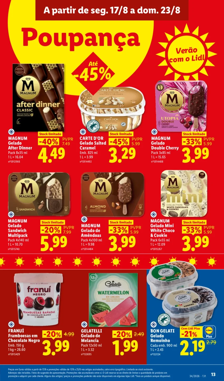 Página 13 do Antevisão Folheto LiDL Promoções