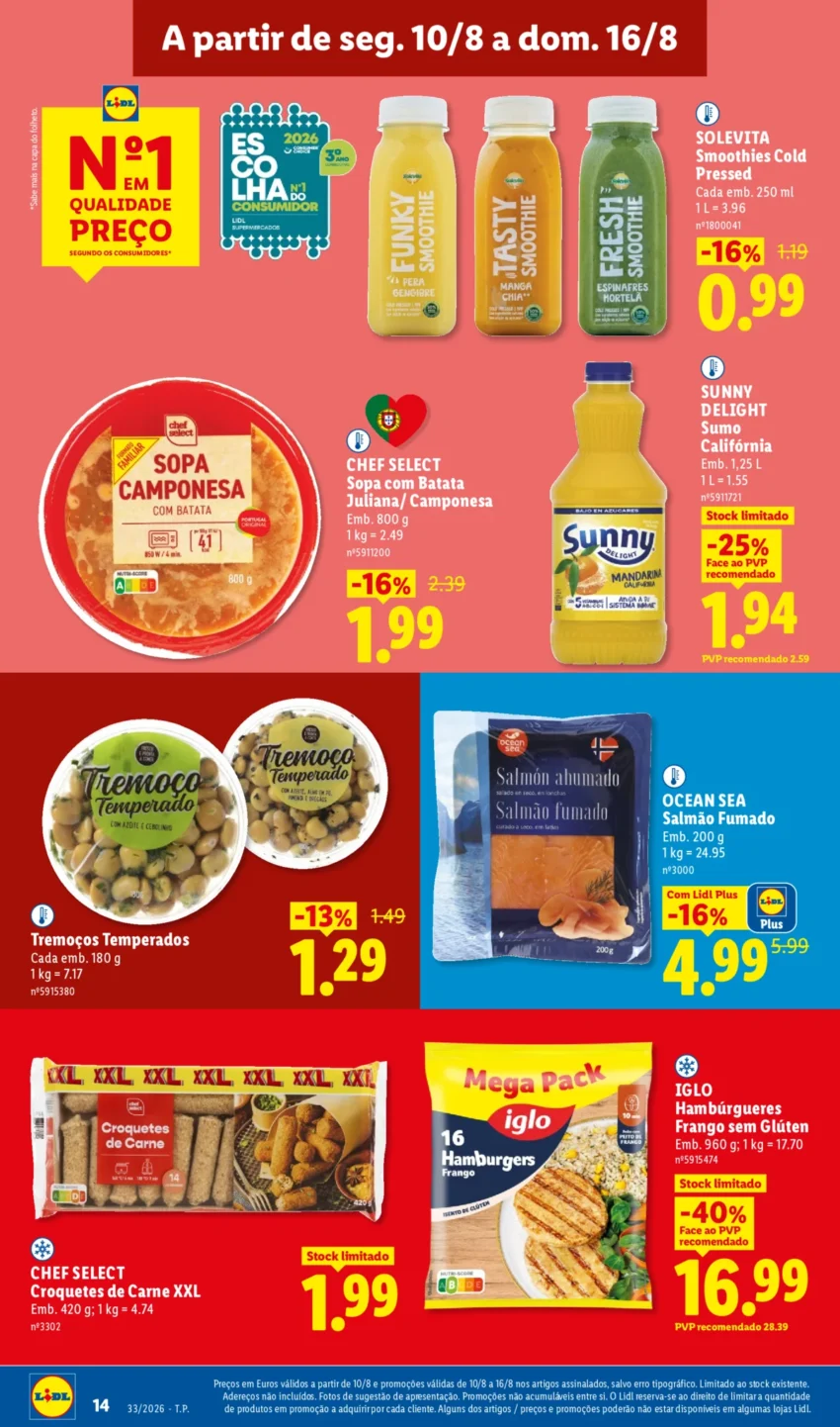 Página 14 do Antevisão Folheto LiDL Promoções