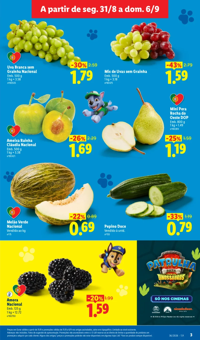 Página 3 do Antevisão Folheto LiDL Promoções