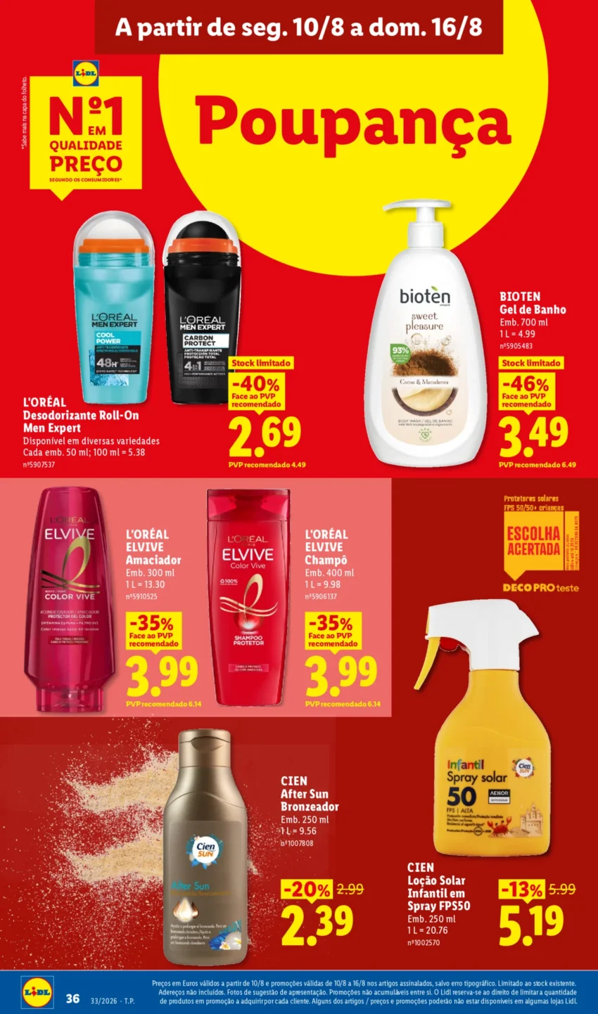 Página 36 do Antevisão Folheto LiDL Promoções