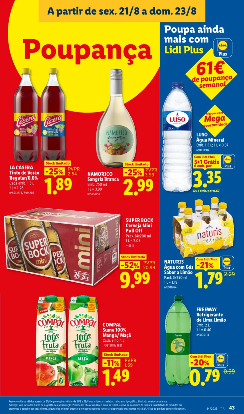 Página 43 do Antevisão Folheto LiDL Promoções
