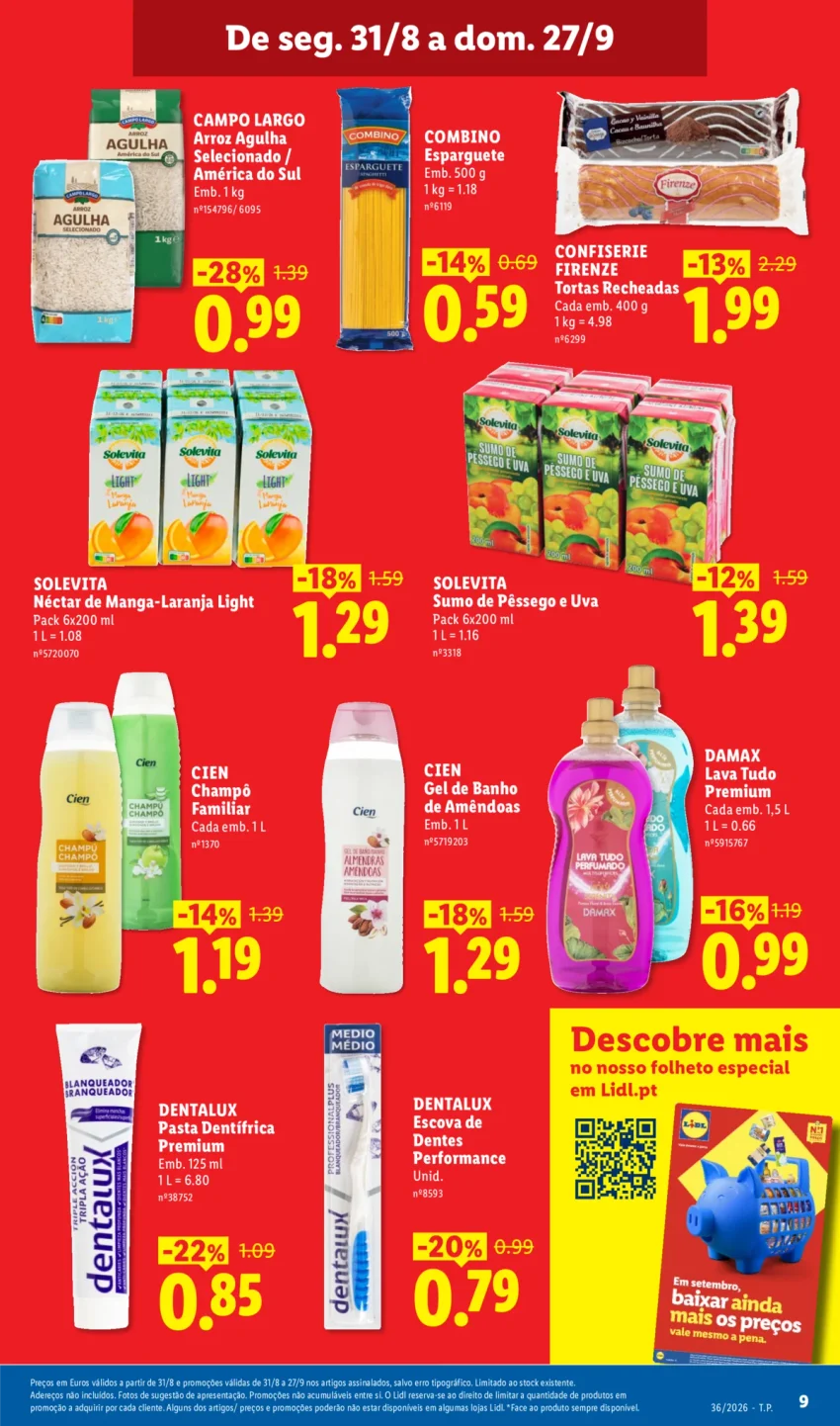 Página 9 do Antevisão Folheto LiDL Promoções