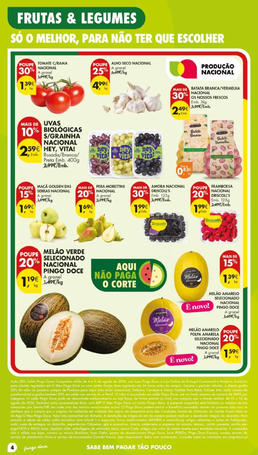 Página 4 do Antevisão Folheto Pingo Doce