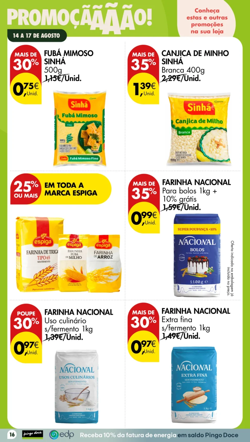 Página 16 do Antevisão Folheto Pingo Doce Fim Semana