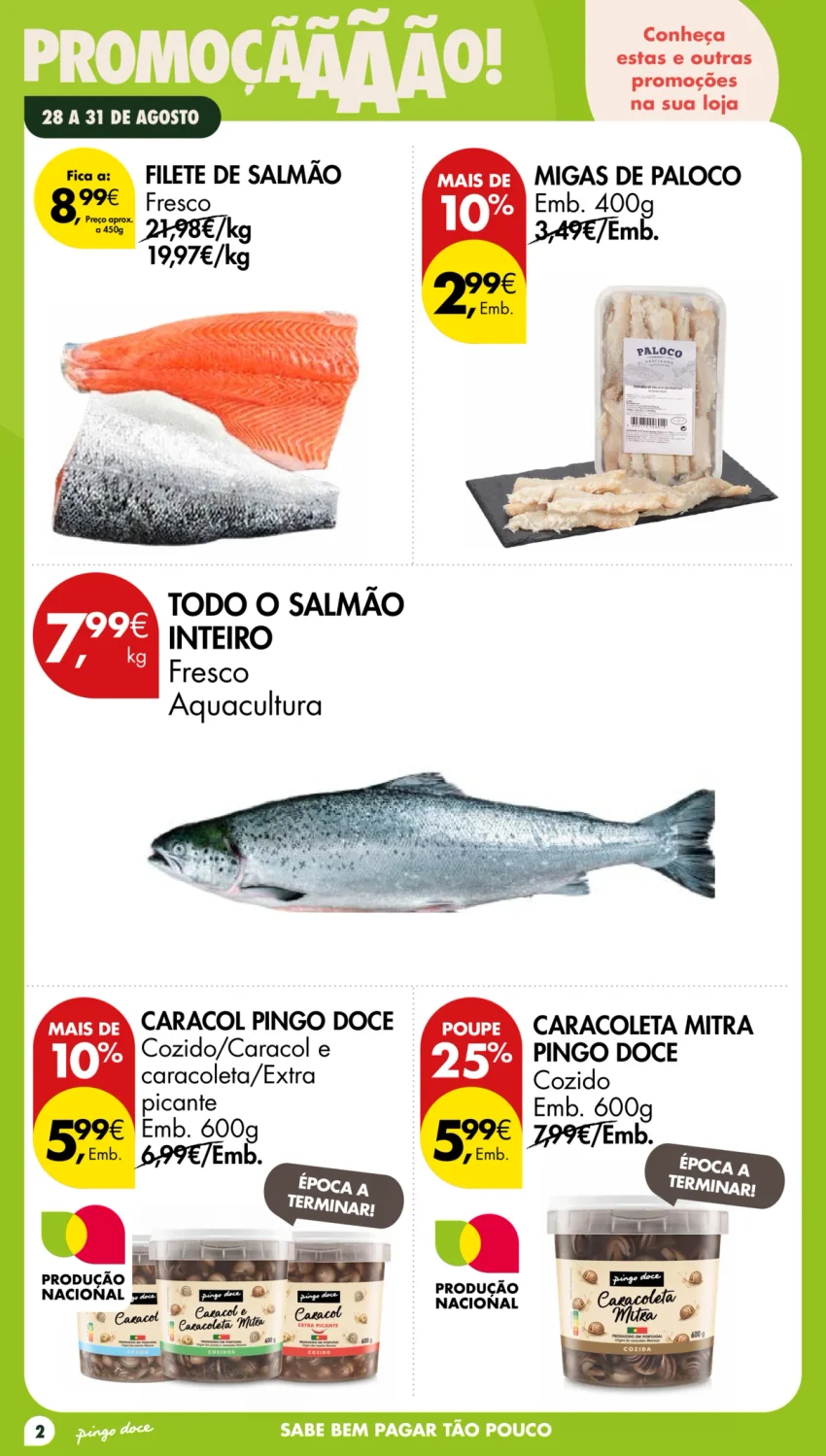 Página 2 do Antevisão Folheto Pingo Doce Fim Semana