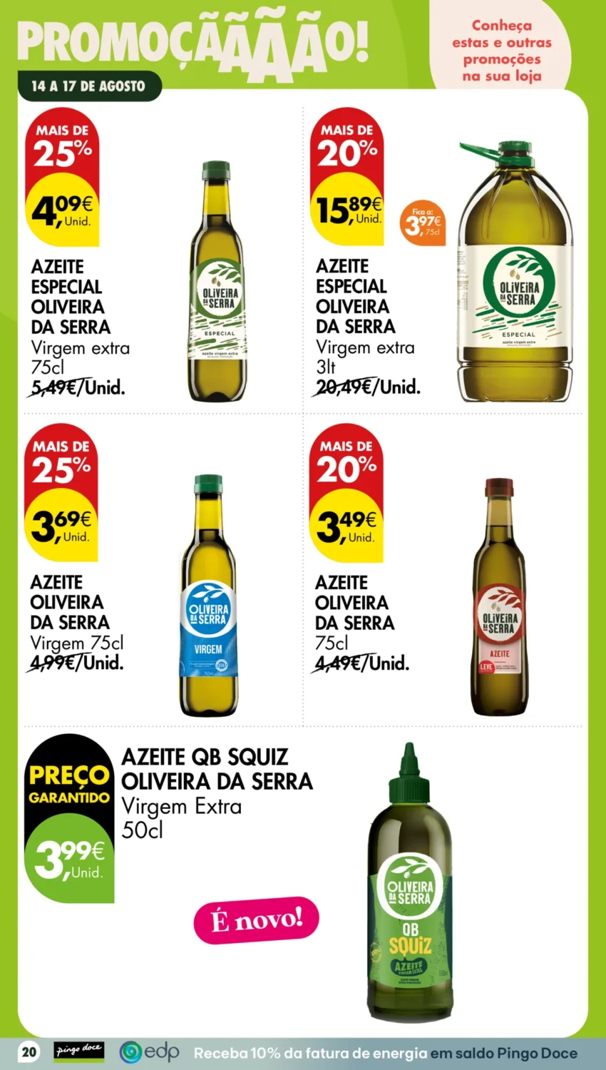 Página 20 do Antevisão Folheto Pingo Doce Fim Semana