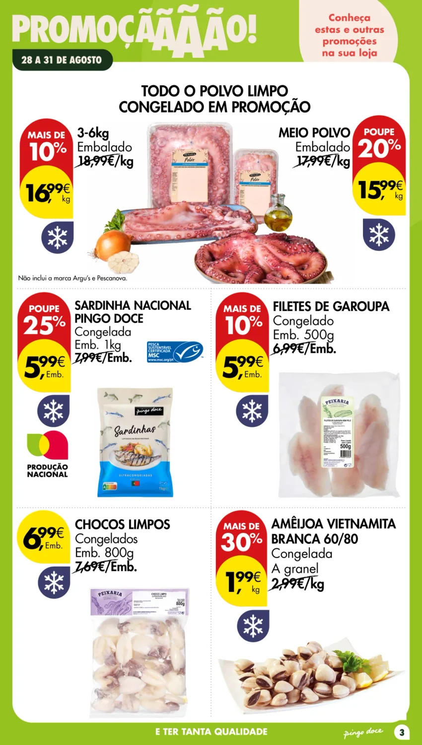 Página 3 do Antevisão Folheto Pingo Doce Fim Semana