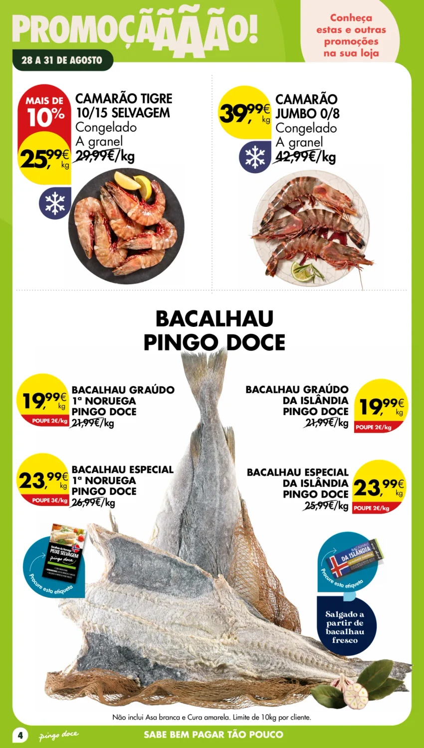 Página 4 do Antevisão Folheto Pingo Doce Fim Semana