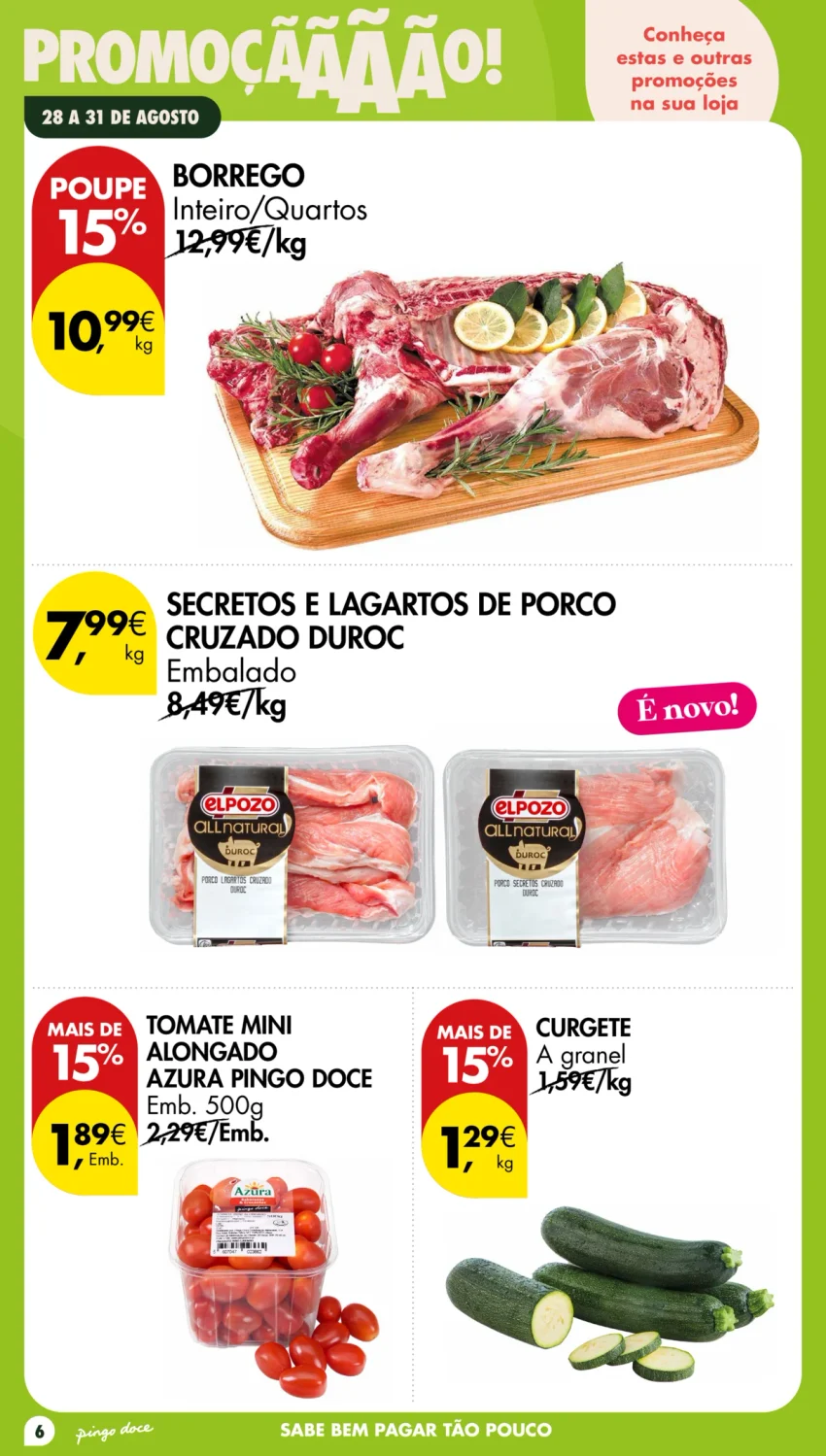 Página 6 do Antevisão Folheto Pingo Doce Fim Semana