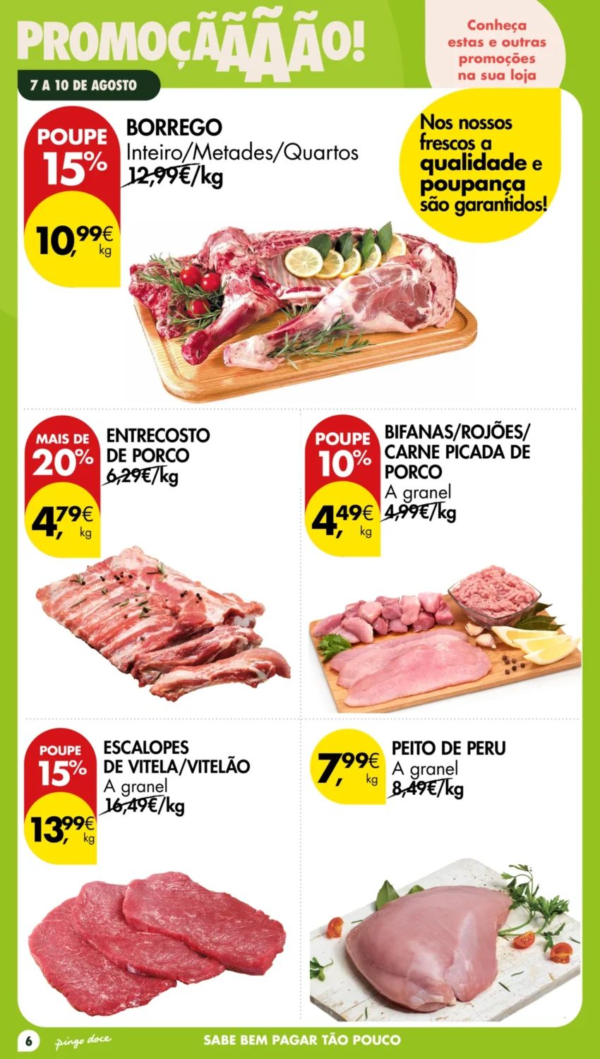 Página 6 do Antevisão Folheto Pingo Doce Fim Semana