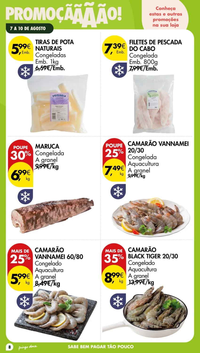 Página 8 do Antevisão Folheto Pingo Doce Fim Semana