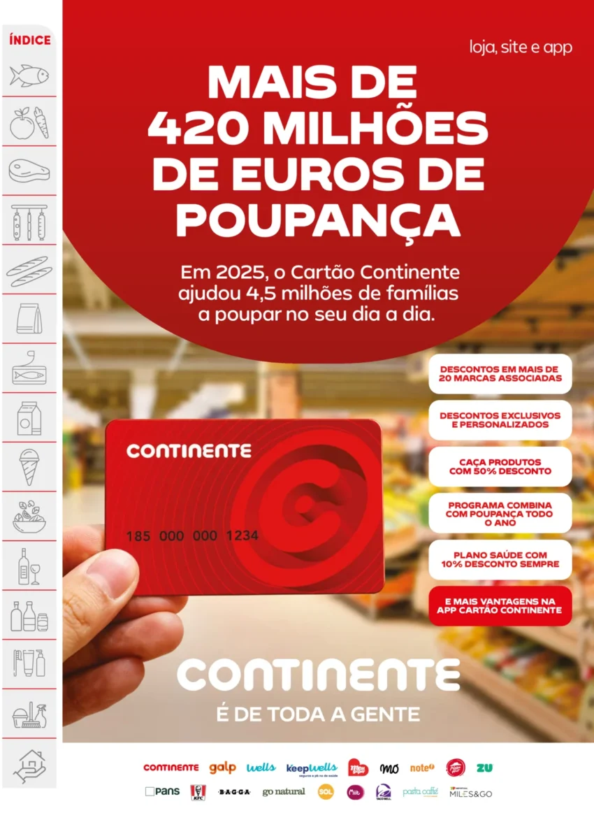 Página 2 do Folheto Continente