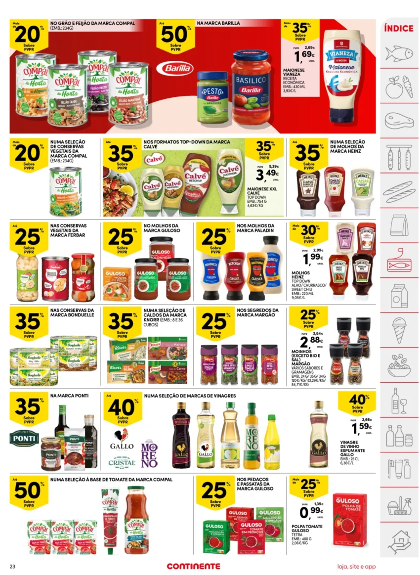 Página 23 do Folheto Continente