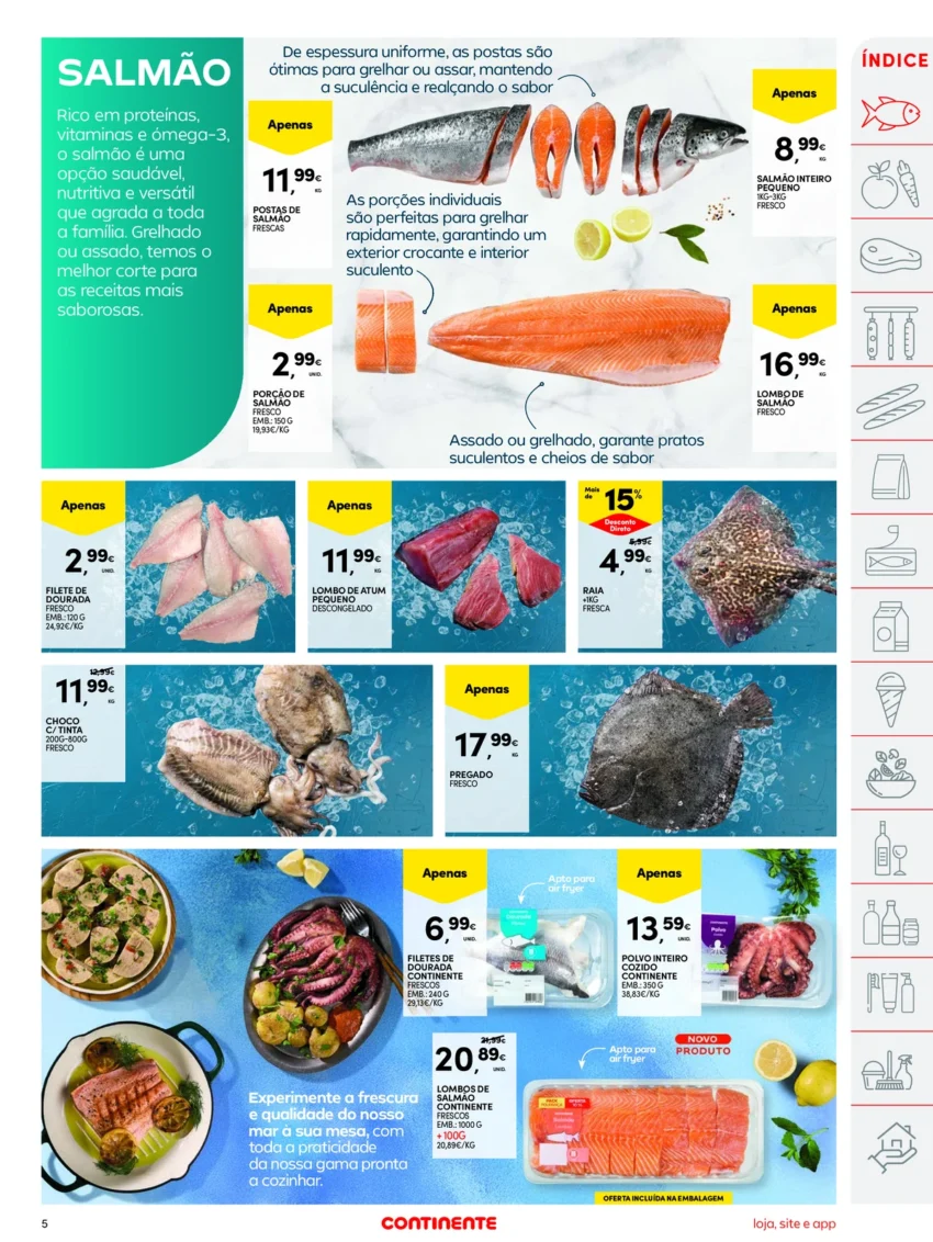 Página 5 do Folheto Continente