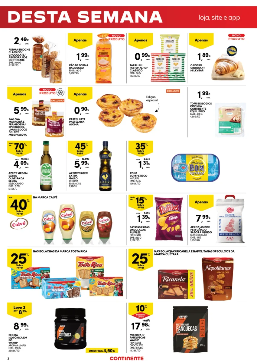 Página 3 do Folheto Continente Fim De Semana
