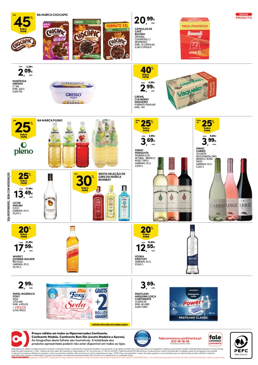 Página 4 do Folheto Continente Fim De Semana