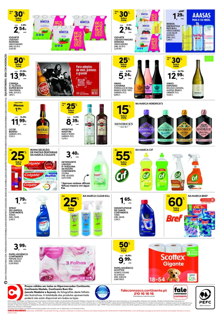 Página 4 do Folheto Continente Fim Semana