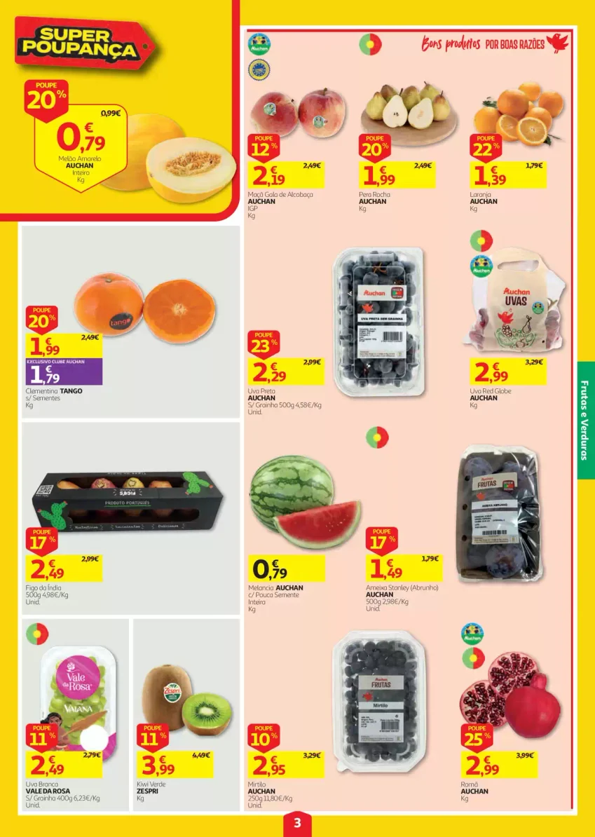 Página 3 do Antevisão Folheto Auchan