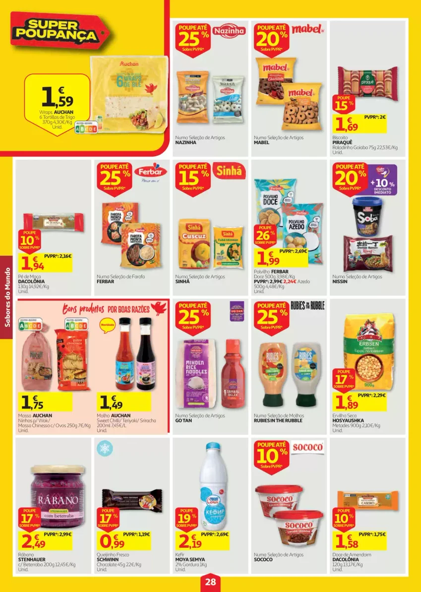 Página 28 do Antevisão Folheto Auchan