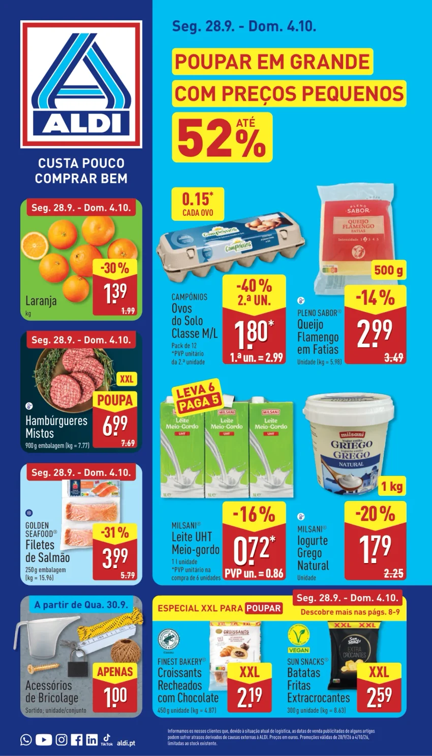 Página 1 do Folheto ALDI