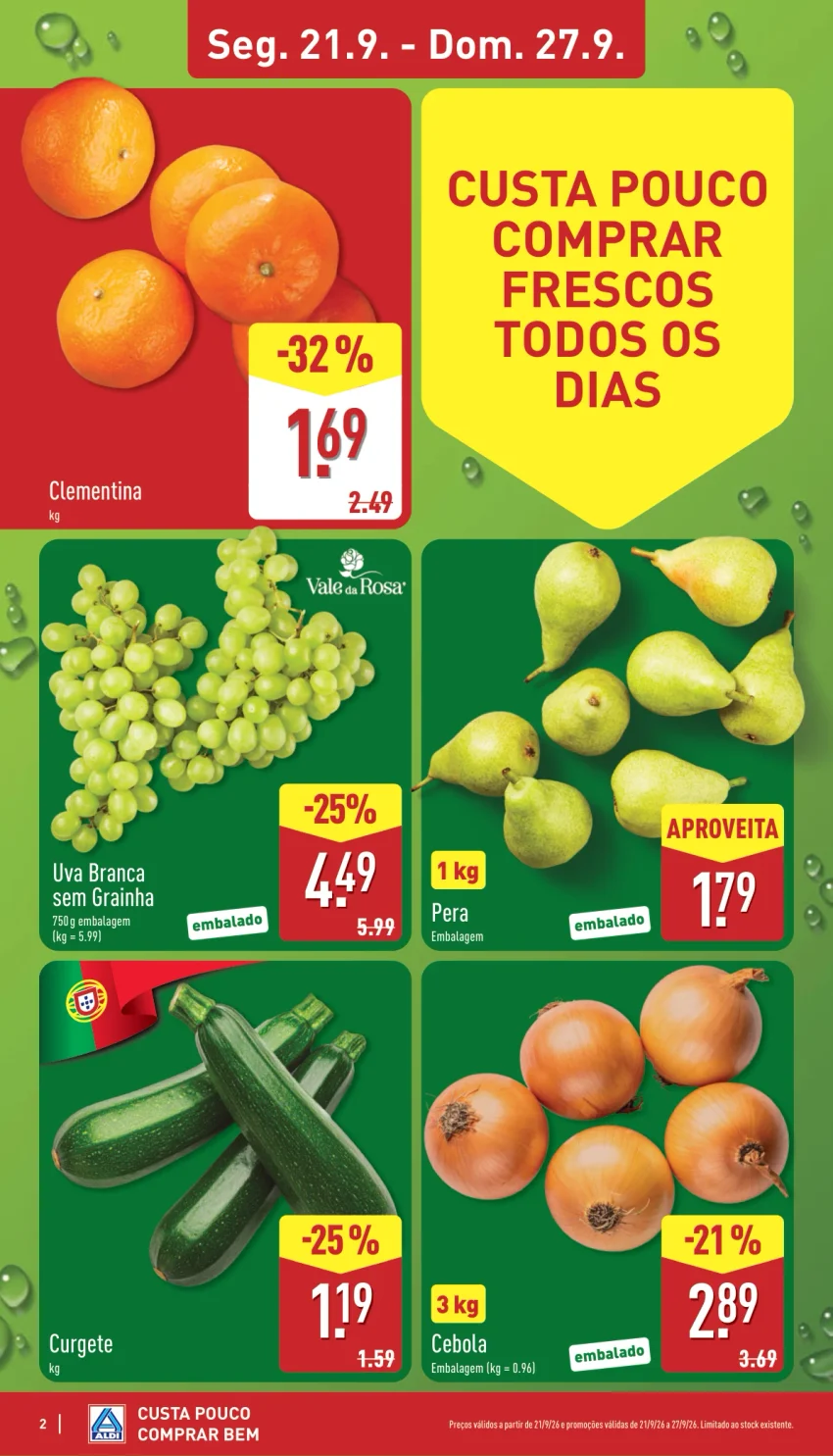 Página 2 do Folheto ALDI
