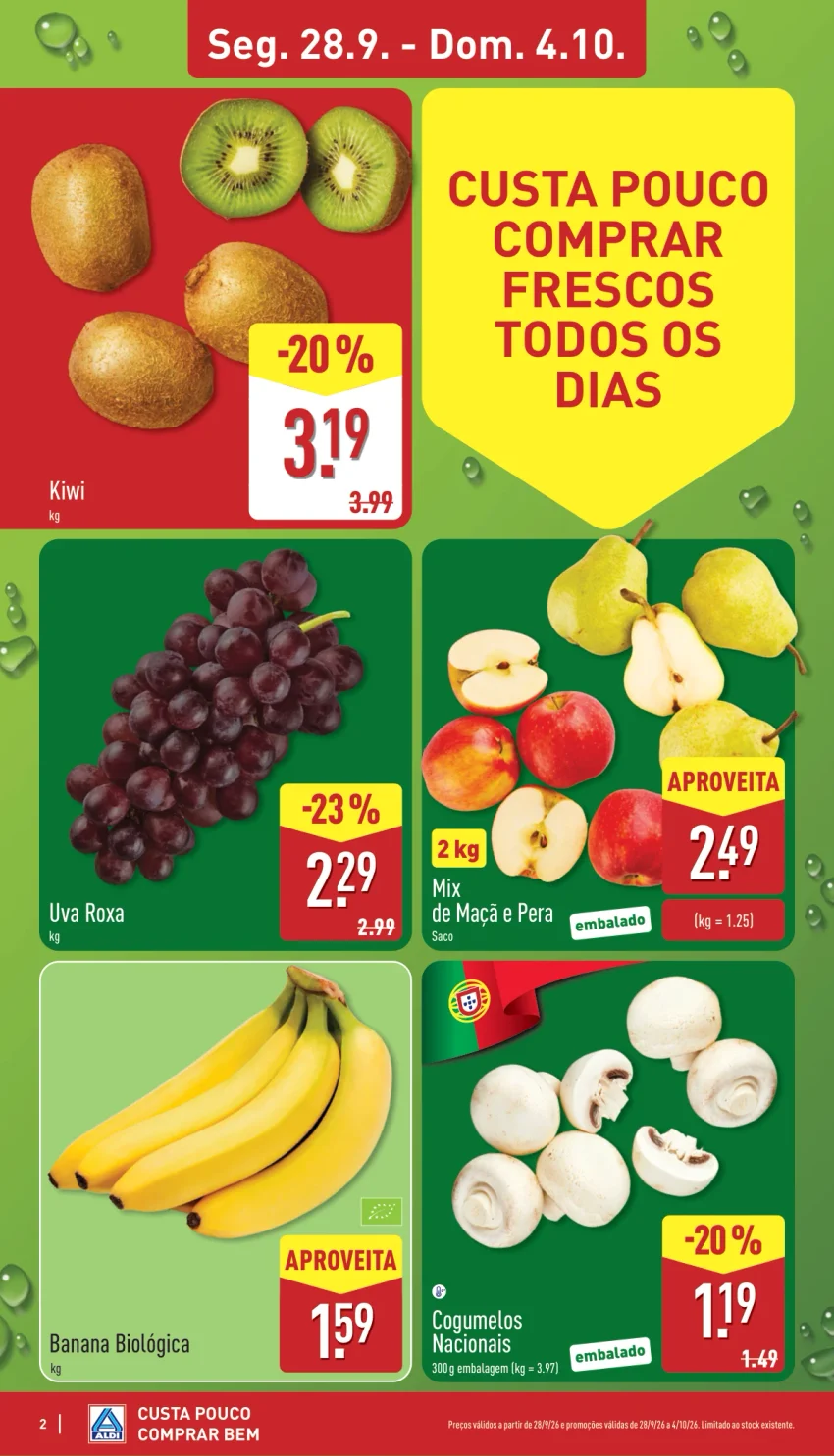 Página 2 do Folheto ALDI