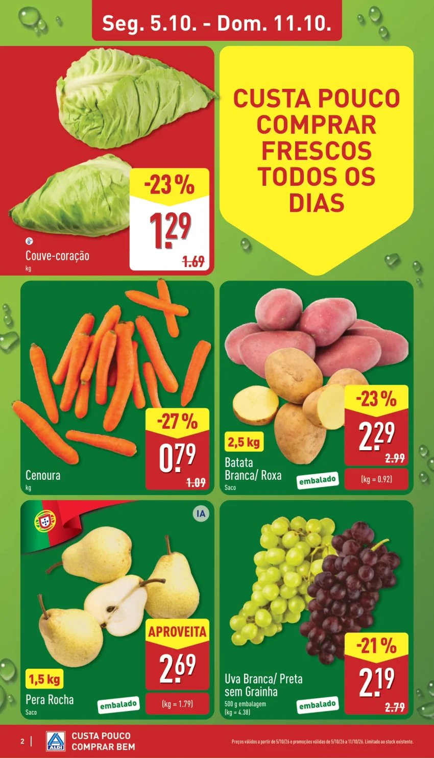 Página 2 do Folheto ALDI