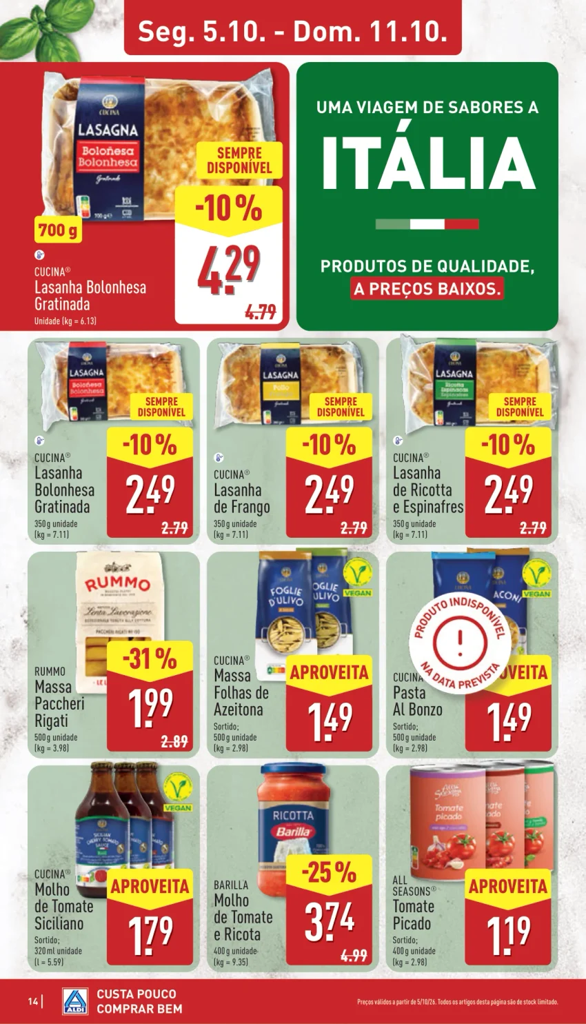 Página 14 do Folheto ALDI