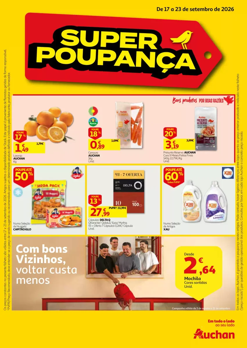 Página 1 do Folheto Auchan